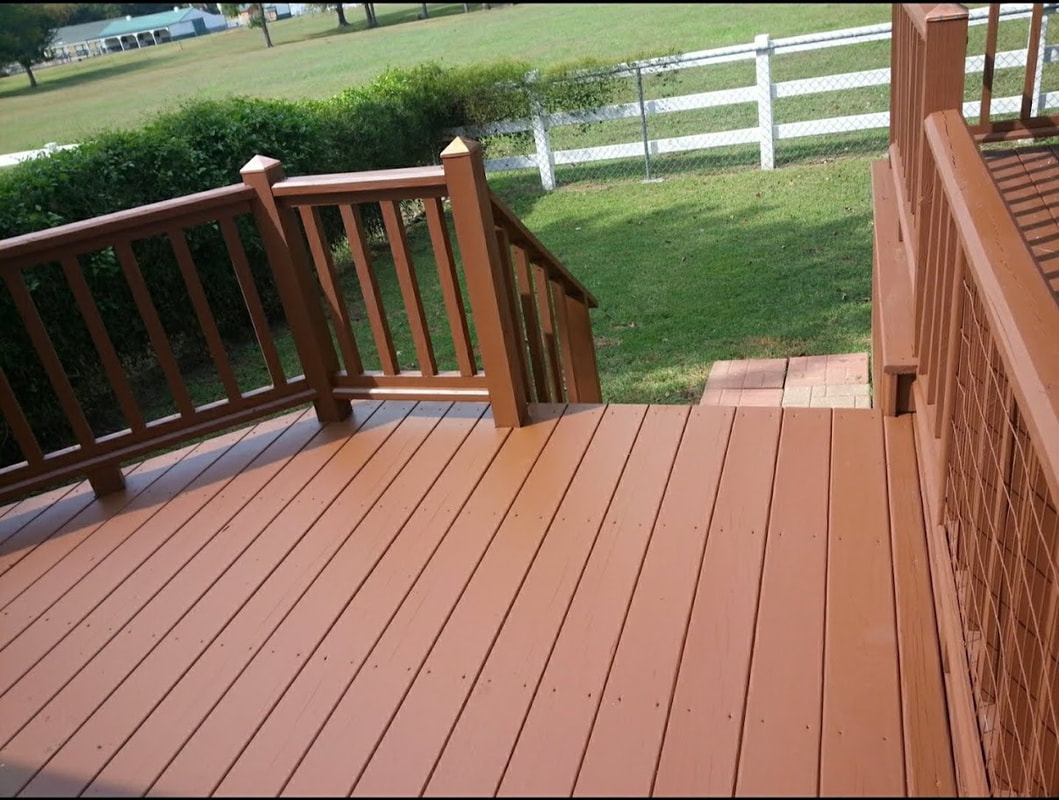 Deck Staining by The Tulsa Painters 