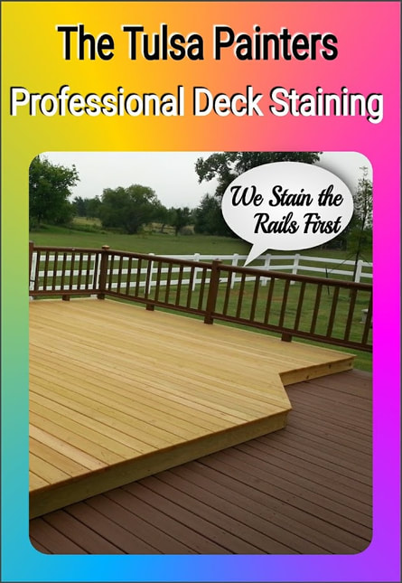 Staining Deck Tulsa. Deck Preserving near me.