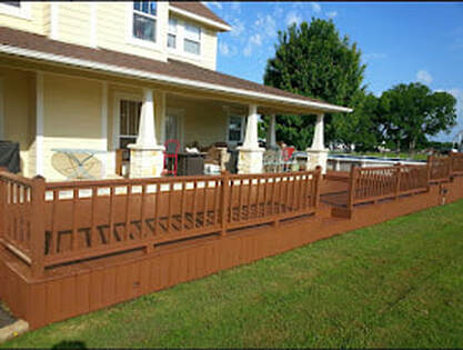 Deck Staining Contractor near me,  Deck Painting Company Tulsa.