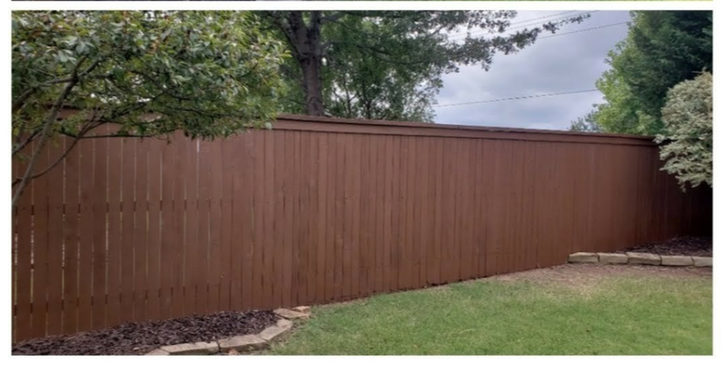 Exterior Wood Deck & Fence Staining with Semi Transparent Stain. High Quality Wood Deck & Fence Staining. House painters seving Tulsa.
