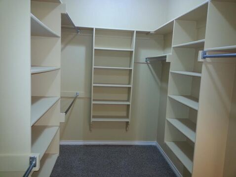Walk in Closet painted tulsa, interior home painting contractor, house repaint owasso, ok