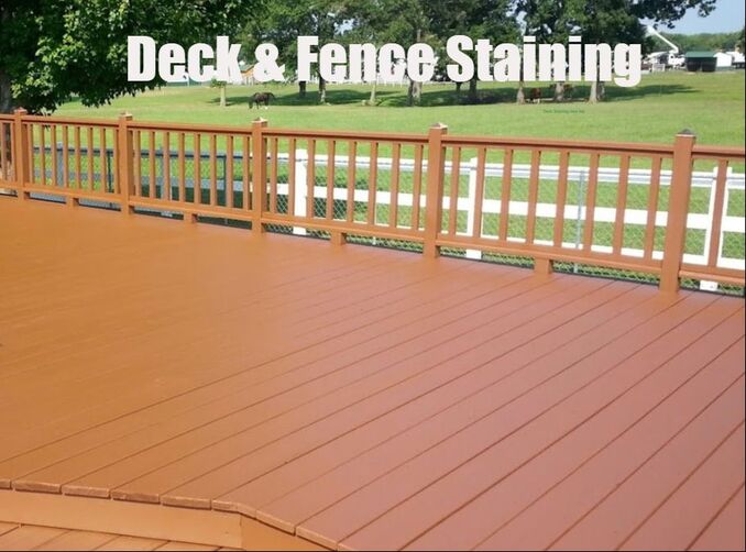 The Tulsa Painters Interior Exterior House Painting Deck